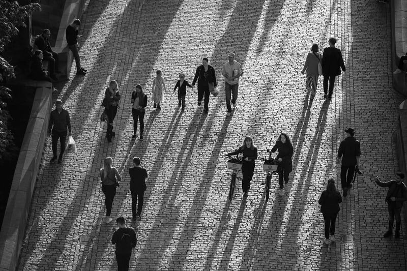 Urban walking practice